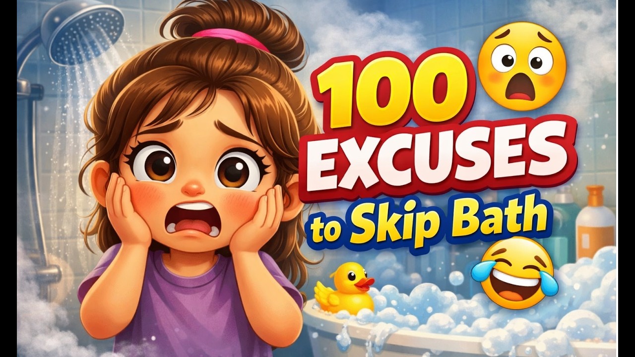 Mission:Avoid Bath at Any Cost🚨😂| Nahane Se Bachne Ke 100 Excuses😜| Eknoor being an Excuse Queen 👑🛁💦