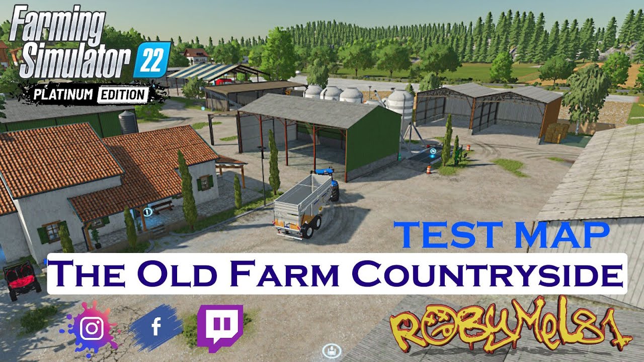 The Old Farm Countryside ➤ TEST MAP (Console/Pc) ➤ FARMING SIMULATOR 22