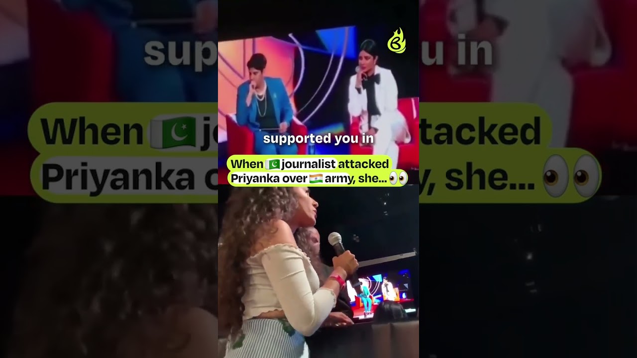 #PriyankaChopra's SAVAGE reply to 🇵🇰journo in 2019 is 🔥 #briefchaat #unicef #jaihind