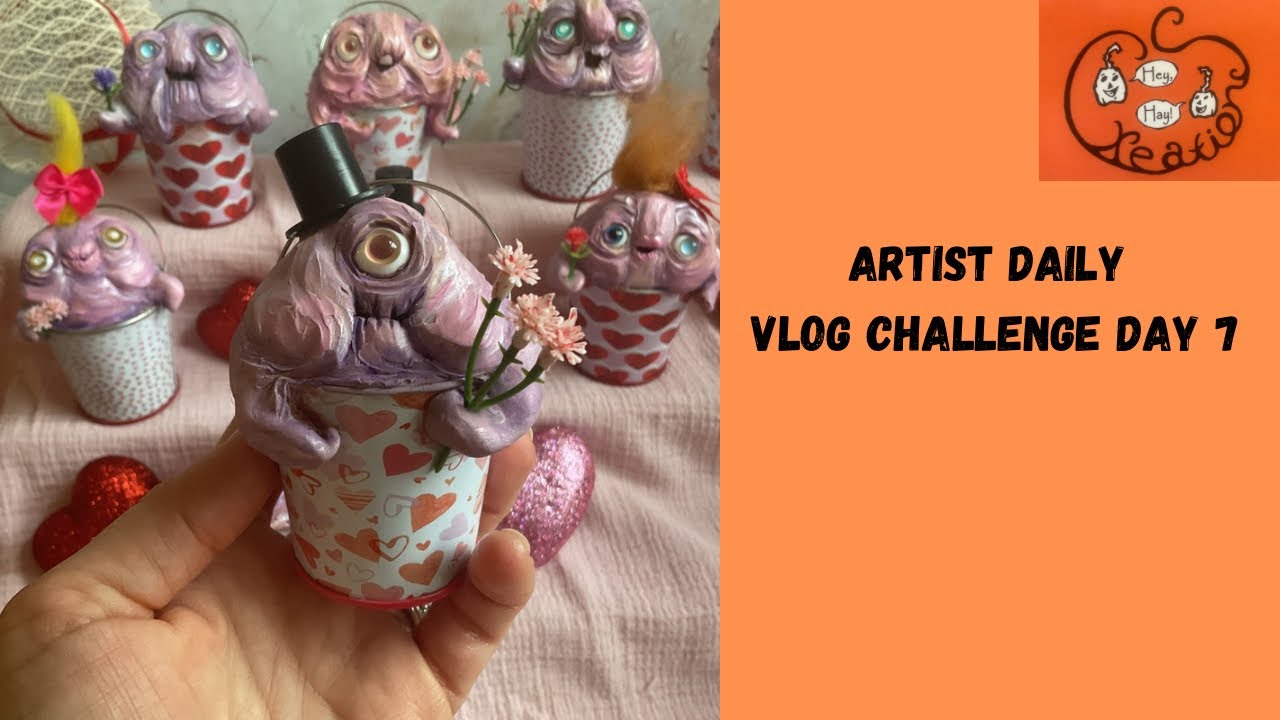 Artist 30 Day Vlog Challenge, Etsy Shop Update and Packing Orders!