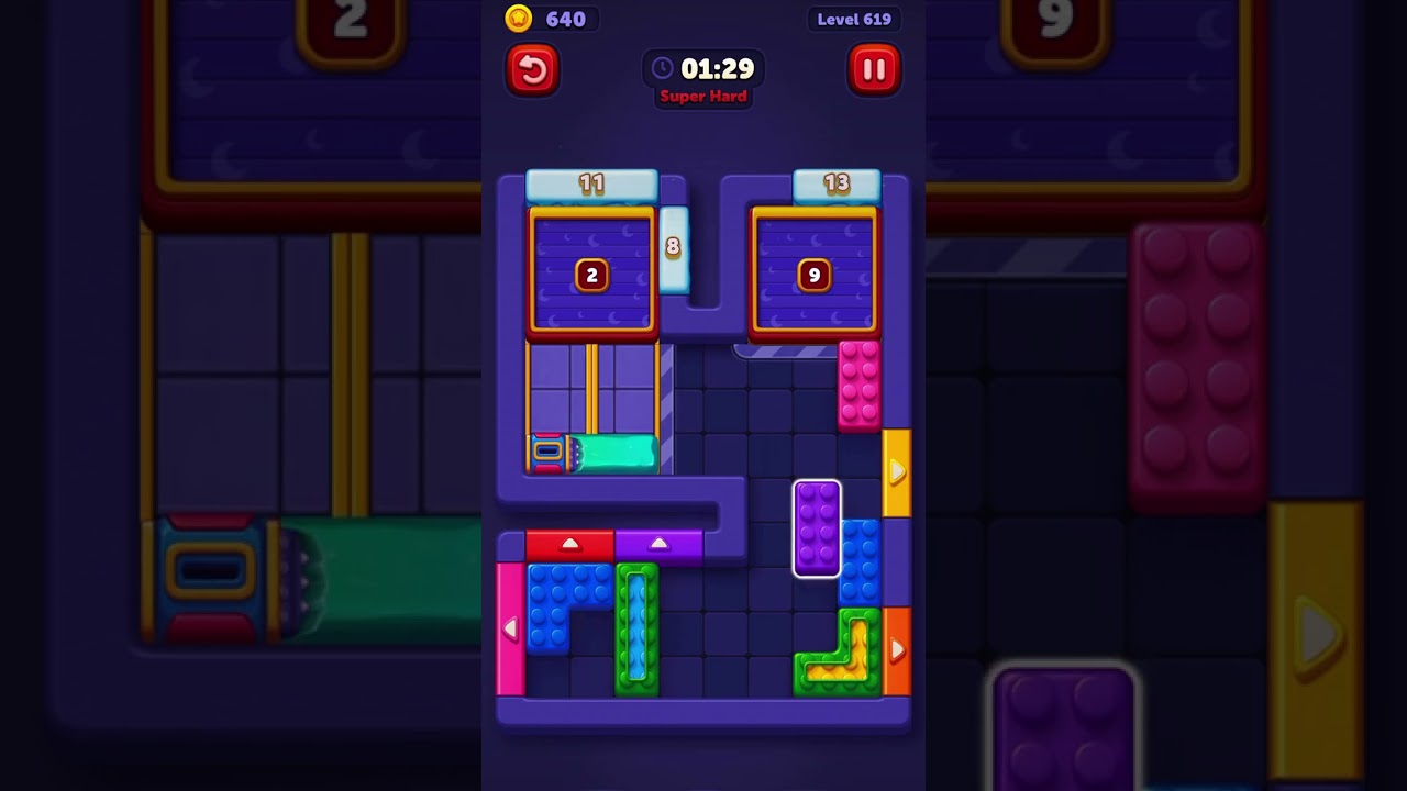 Block Out Levels 616-620 Solutions ✅ | Level 619 Super Hard