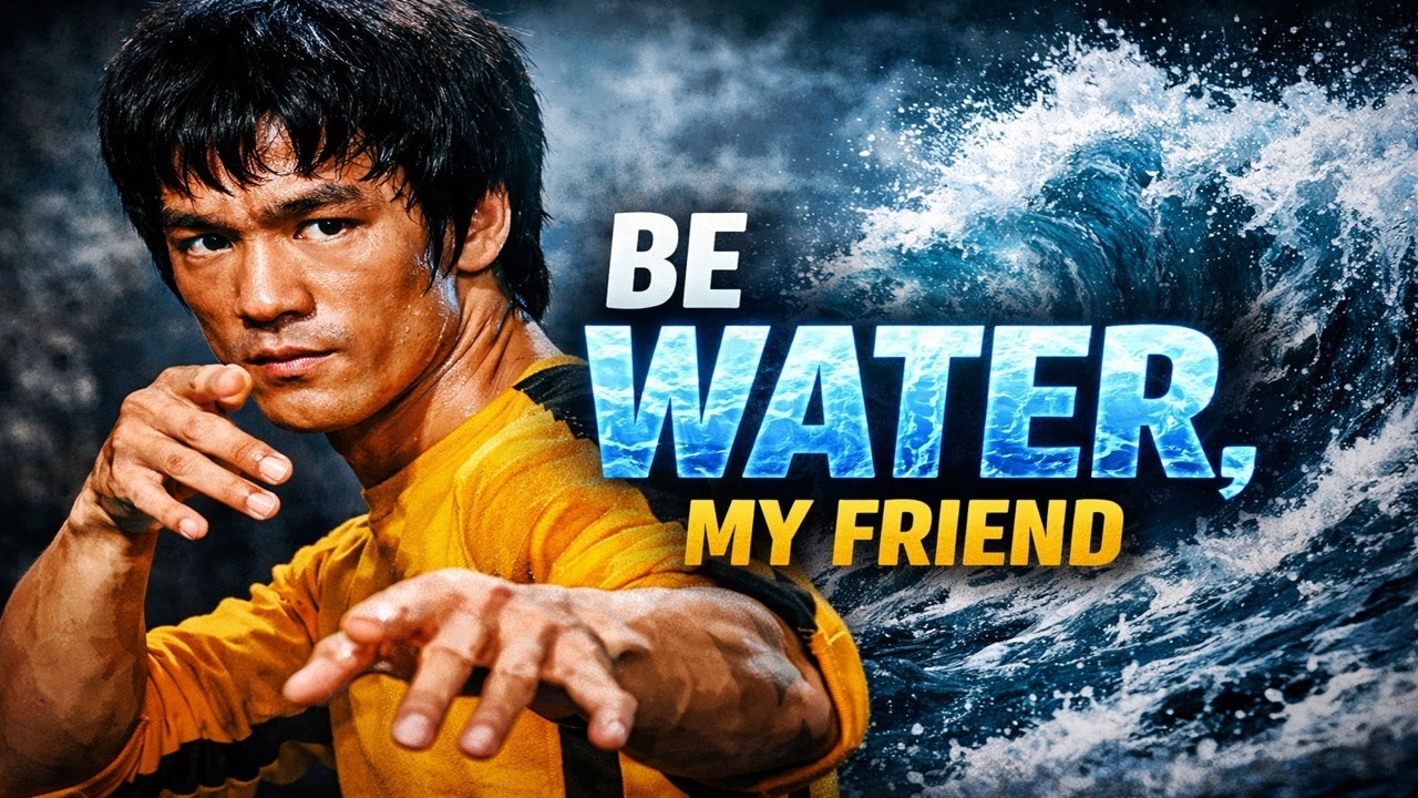 Why Bruce Lee Said “Be Water” — The Philosophy That Made Bruce Lee Unstoppable