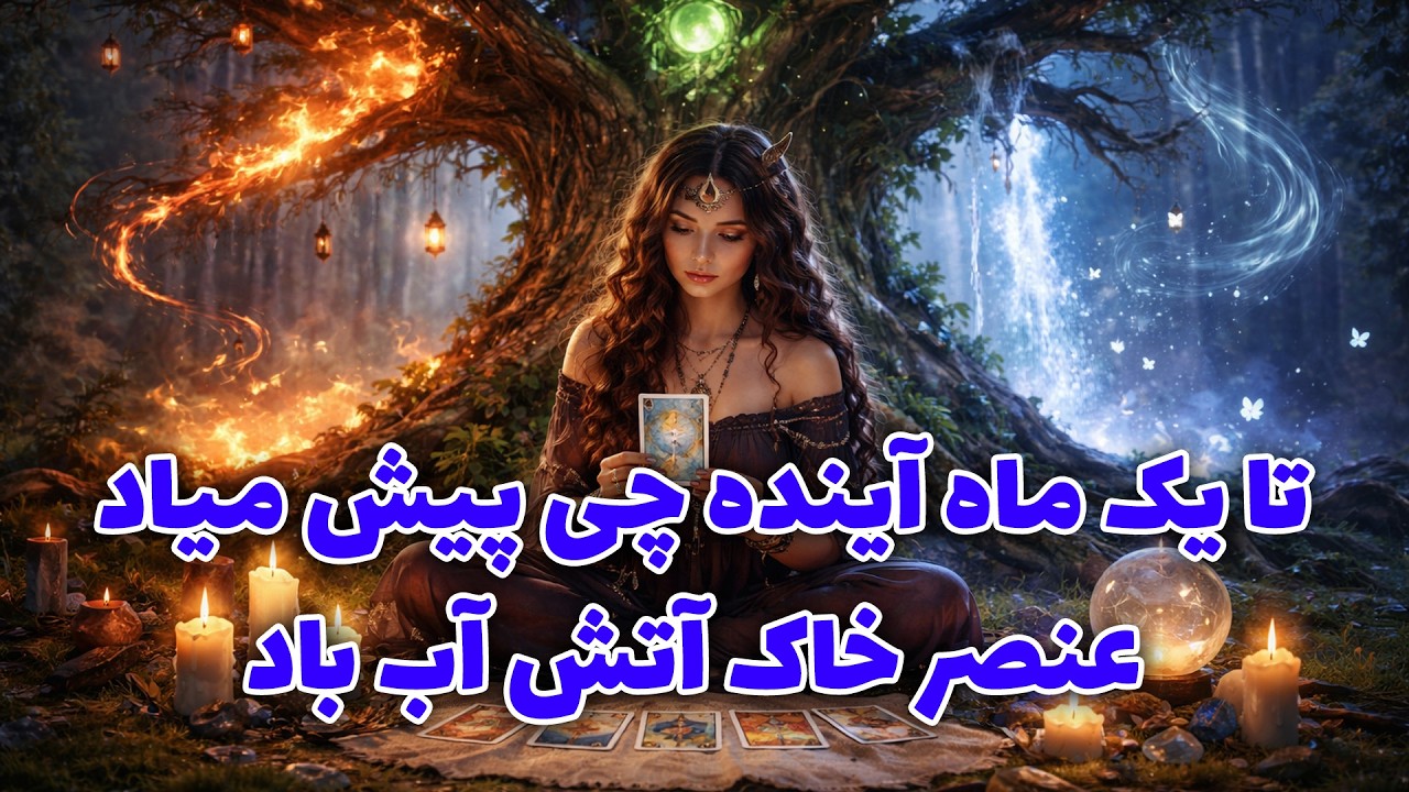 فال باران - تا یک ماه آینده چی پیش میاد عنصر خاک آتش آب باد