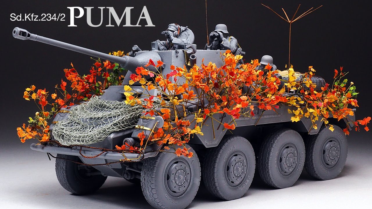 PUMA - Part 1 - 1/35 MiniArt - Tank Model - [ model building ]