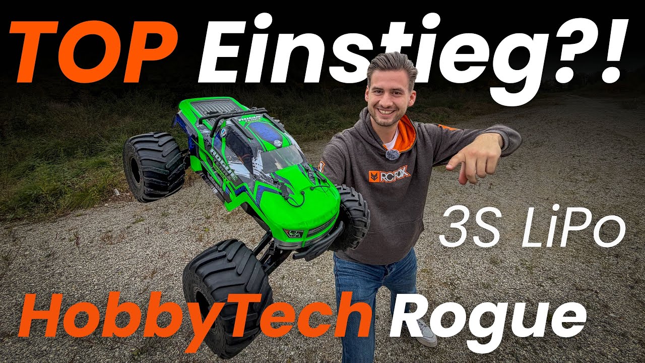 Starkes RC-Modell für Einsteiger? RC-Monstertruck von Hobbytech im UNBOXING & TEST