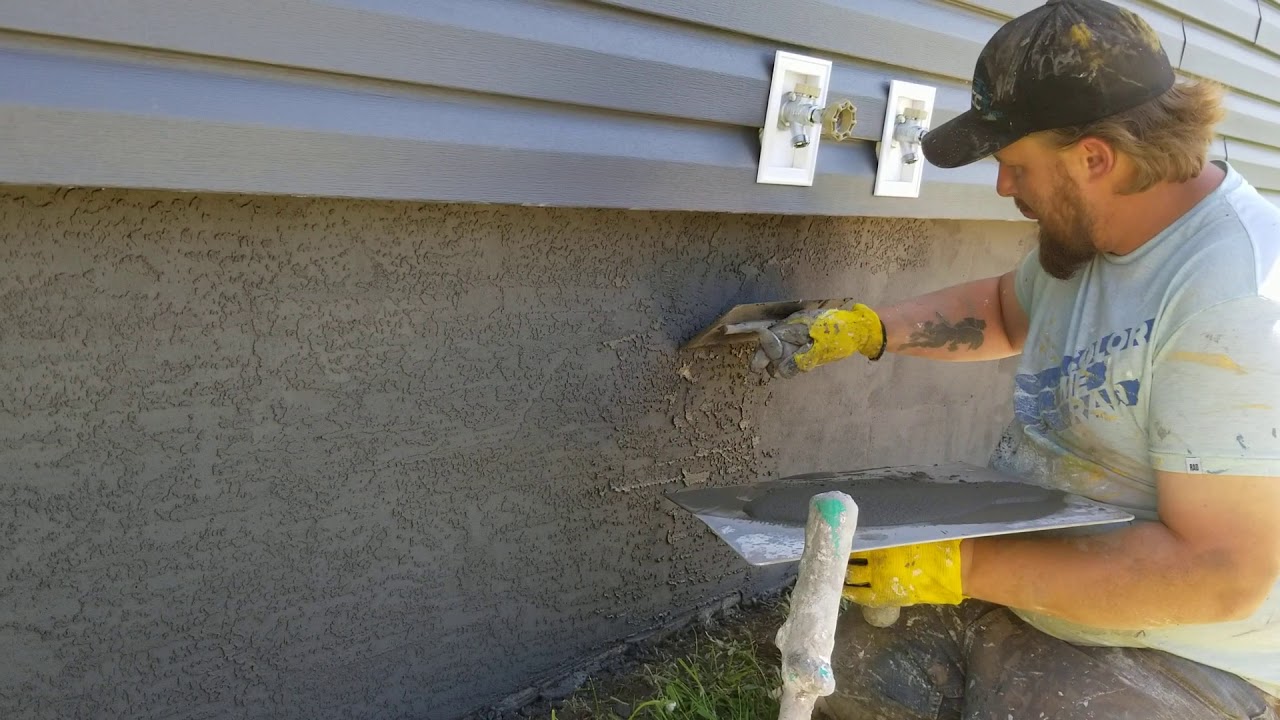 Conventional Stucco Parging Texture