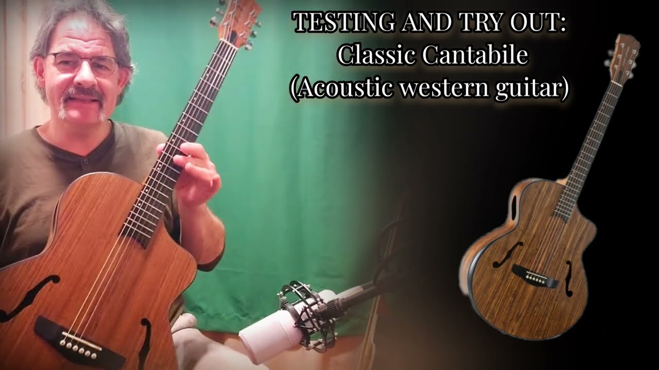My Girlfriend Bought Me A New Guitar! CLASSIC CANTABILE First Impressions By André Kamp #review 