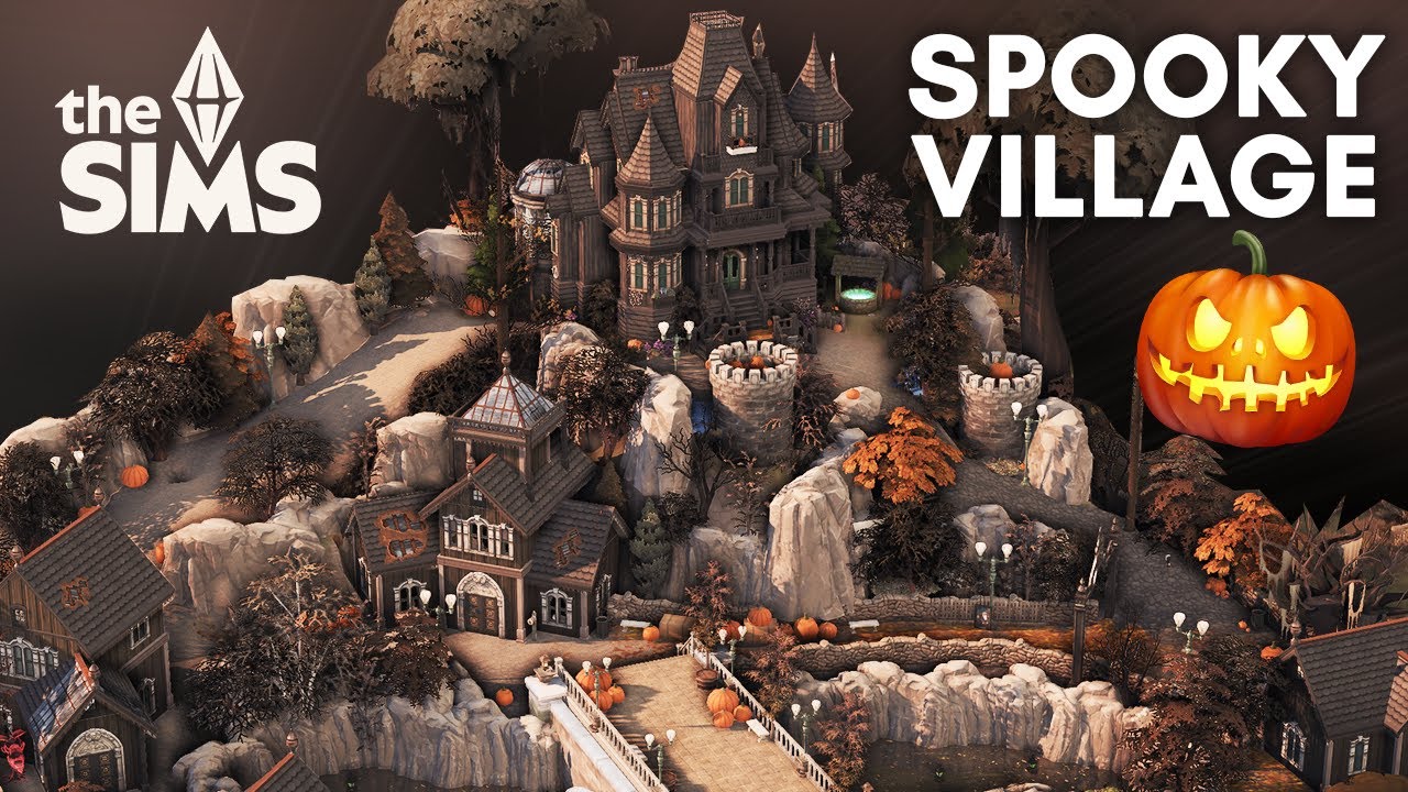 Sims 4 Spooky Village | Collab w/ @Simspirationyt