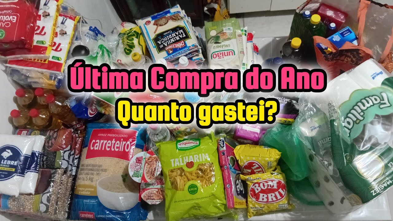 ÚLTIMA COMPRA DE MERCADO DO ANO!       (Mostrando tudo!)💞