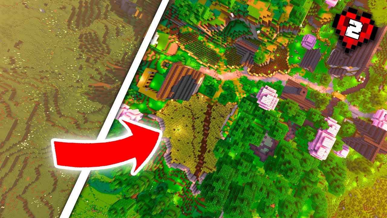 Transformei uma Vila Inteira no Minecraft Hardcore