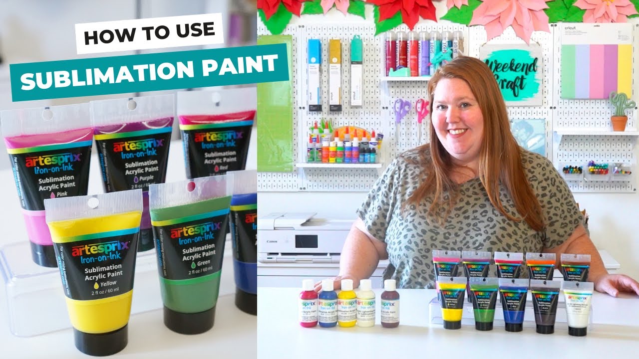 How to Use Sublimation Paint.