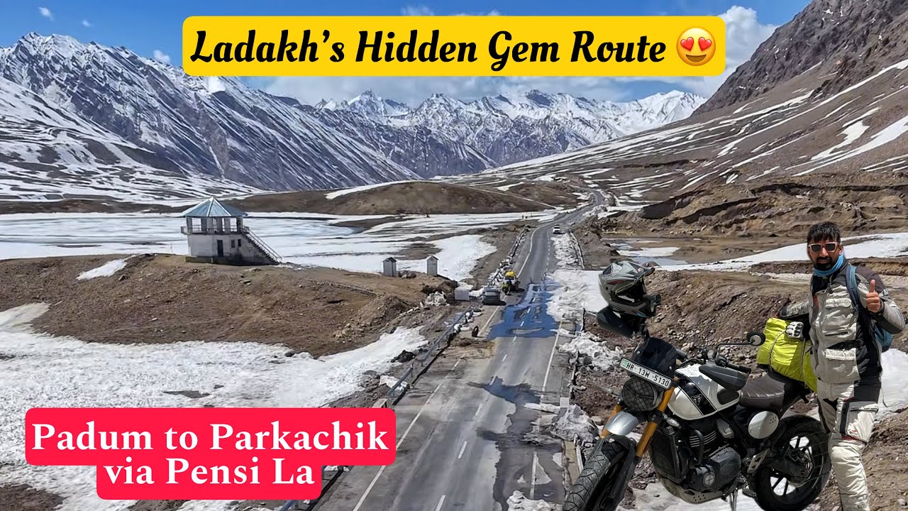 Ladakh’s Hidden Gem Route from Padum to Parkachik via Pensi La | India’s Most Beautiful Ladakh Route