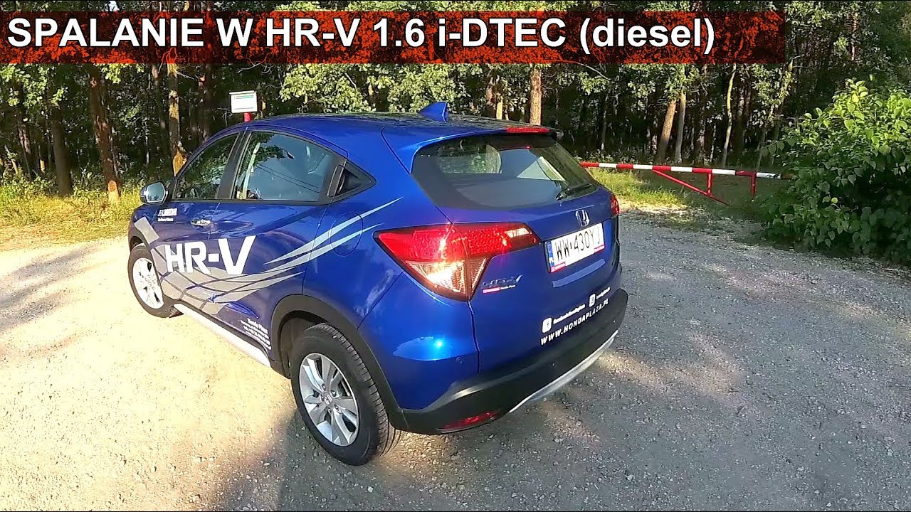 Krzysztof Honda- #87 Spalanie Hondy HR-V 1.6 diesel 120KM Elegance cykl miejski