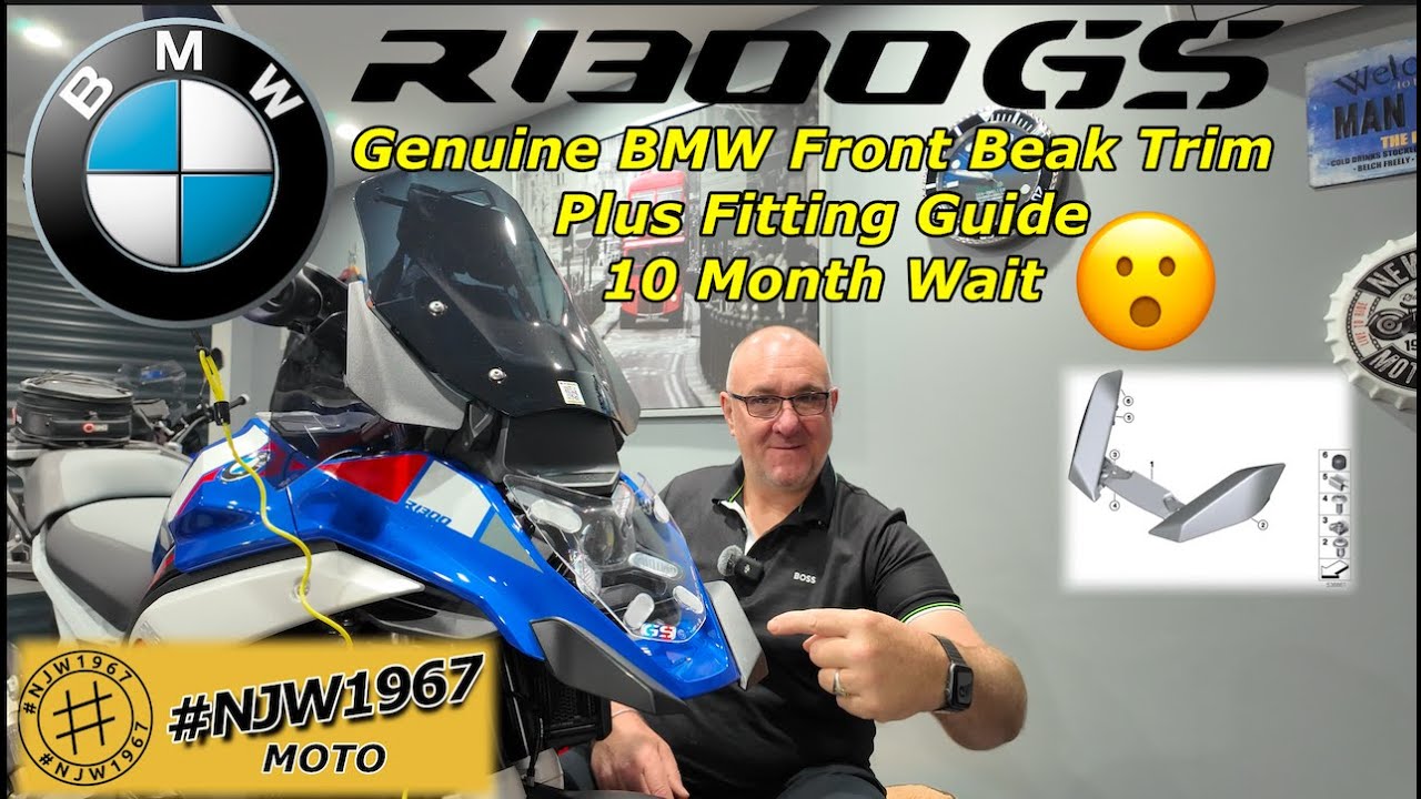 BMW R1300 GS Genuine Extension Front Wheel Cover / Front Beak Trim Review & Fitting Guide