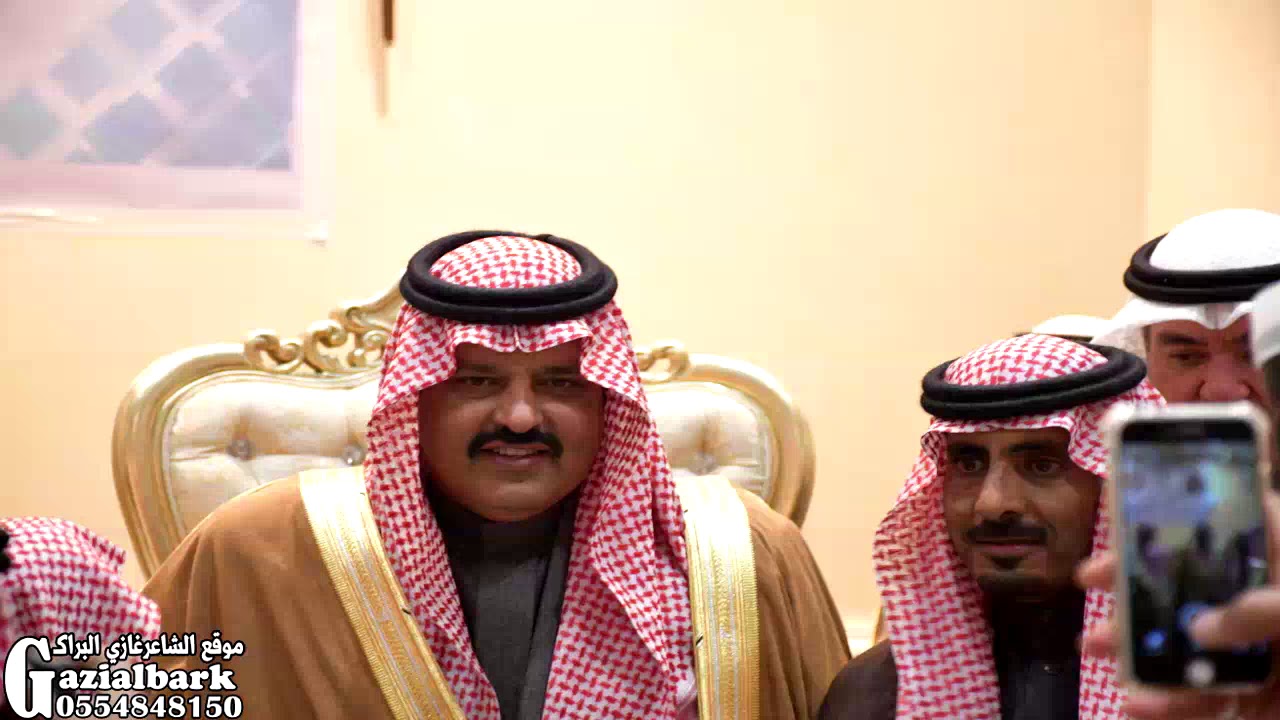 اميرمنطقة حائل صاحب السمو الملكي عبدالعزيز بن سعد ال سعود يشرف زواج الشيخ فهد ناهس بن براك