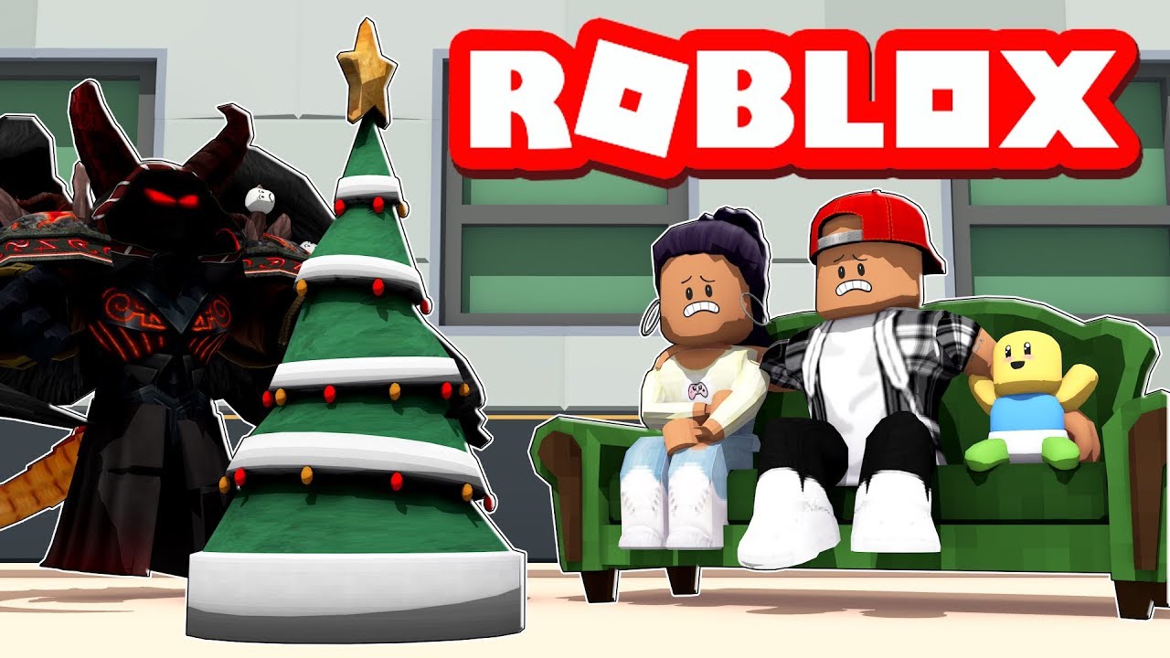 WE WHERE HAUNTED BY A CHRISTMAS GHOST - ROBLOX Christmas Eve Story!