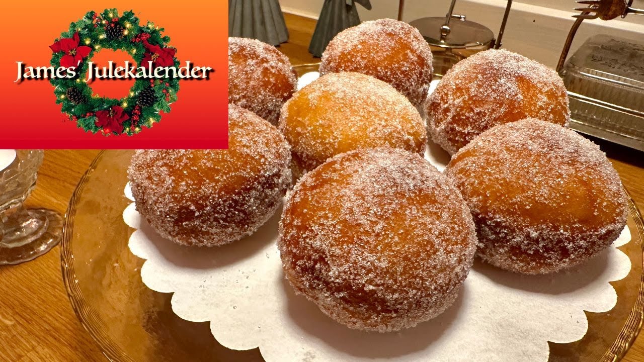 Berliner Pfannkuchen - måske ikke decideret julebag, men godt alligevel!