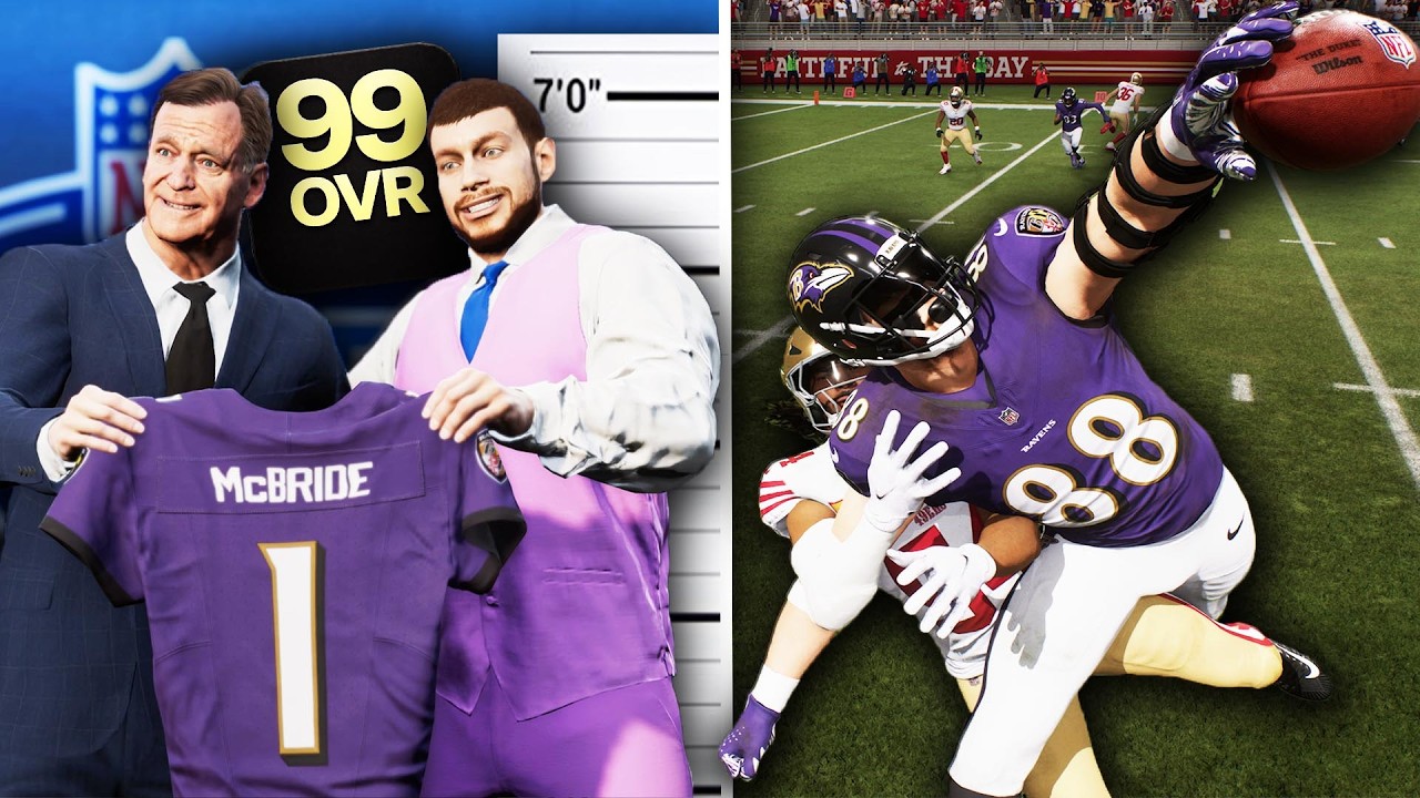 Following the Career of a 7 Foot Tall Tight End! Madden 26 Franchise