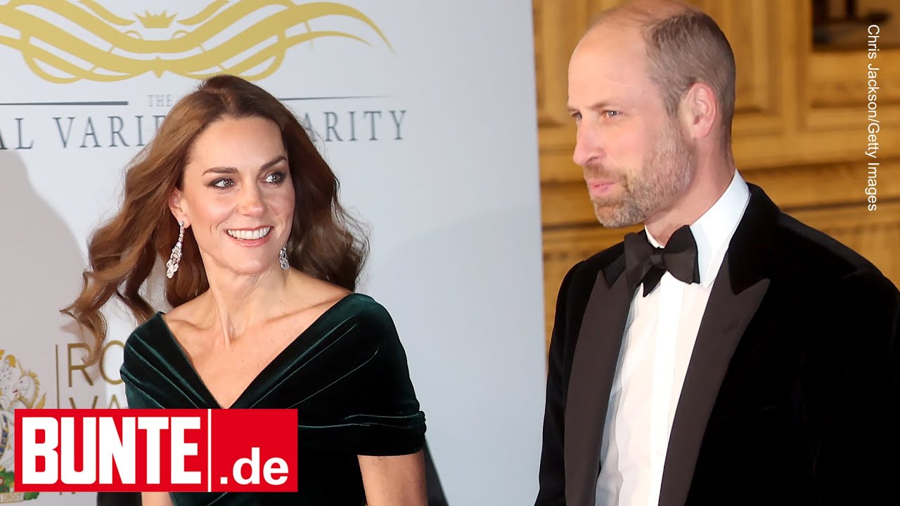 Prinzessin Kate sorgt im enganliegenden Traumkleid für Hollywood-Flair
