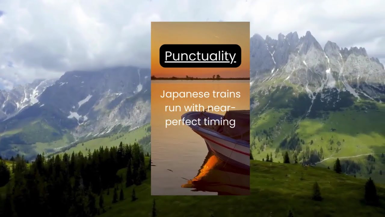 TOP 1O FACTS OF JAPAN (NIHON) - FACT 1 ABOUT PUNCTUALITY