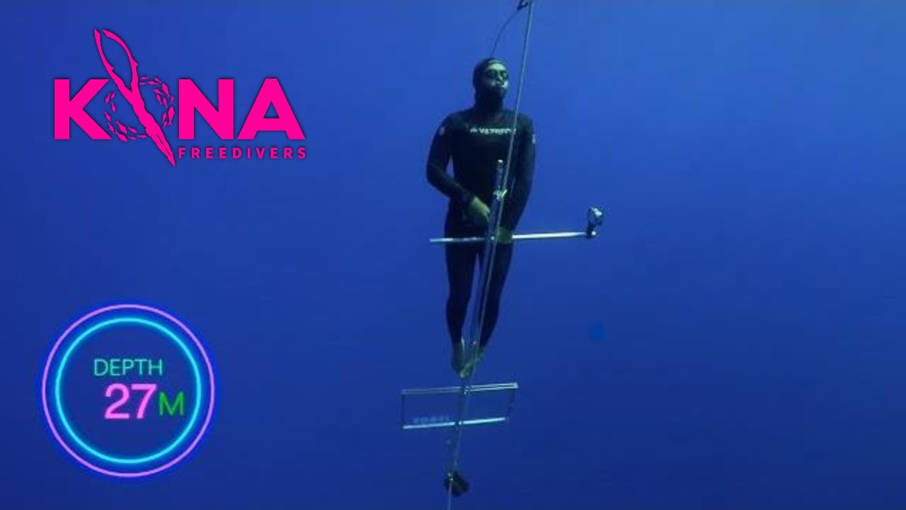 New US Freediving Record by @moistmaninis aka Chris Funada | Kona Freedivers