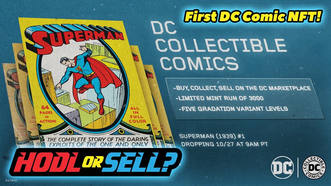 HODL or SELL? Superman #1! The First DC Comic NFT on Palm
