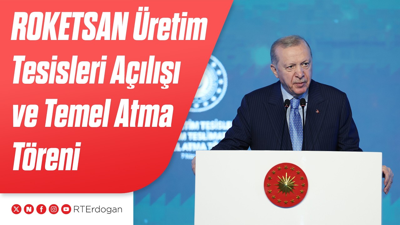ROKETSAN &Uuml;retim Tesisleri A&ccedil;ılışı, Seri &Uuml;retim Teslimatları ve Temel Atma T&ouml;reni