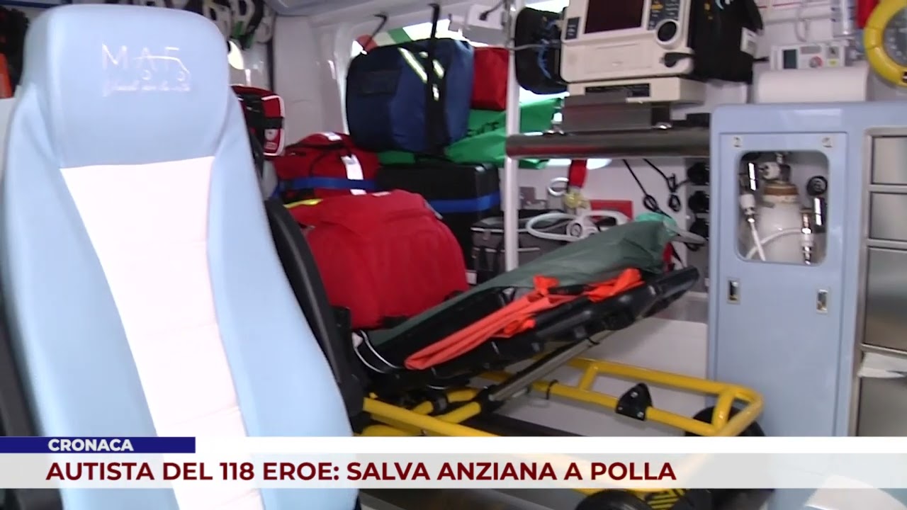 CRONACA. AUTISTA DEL 118 EROE: SALVA ANZIANA A POLLA