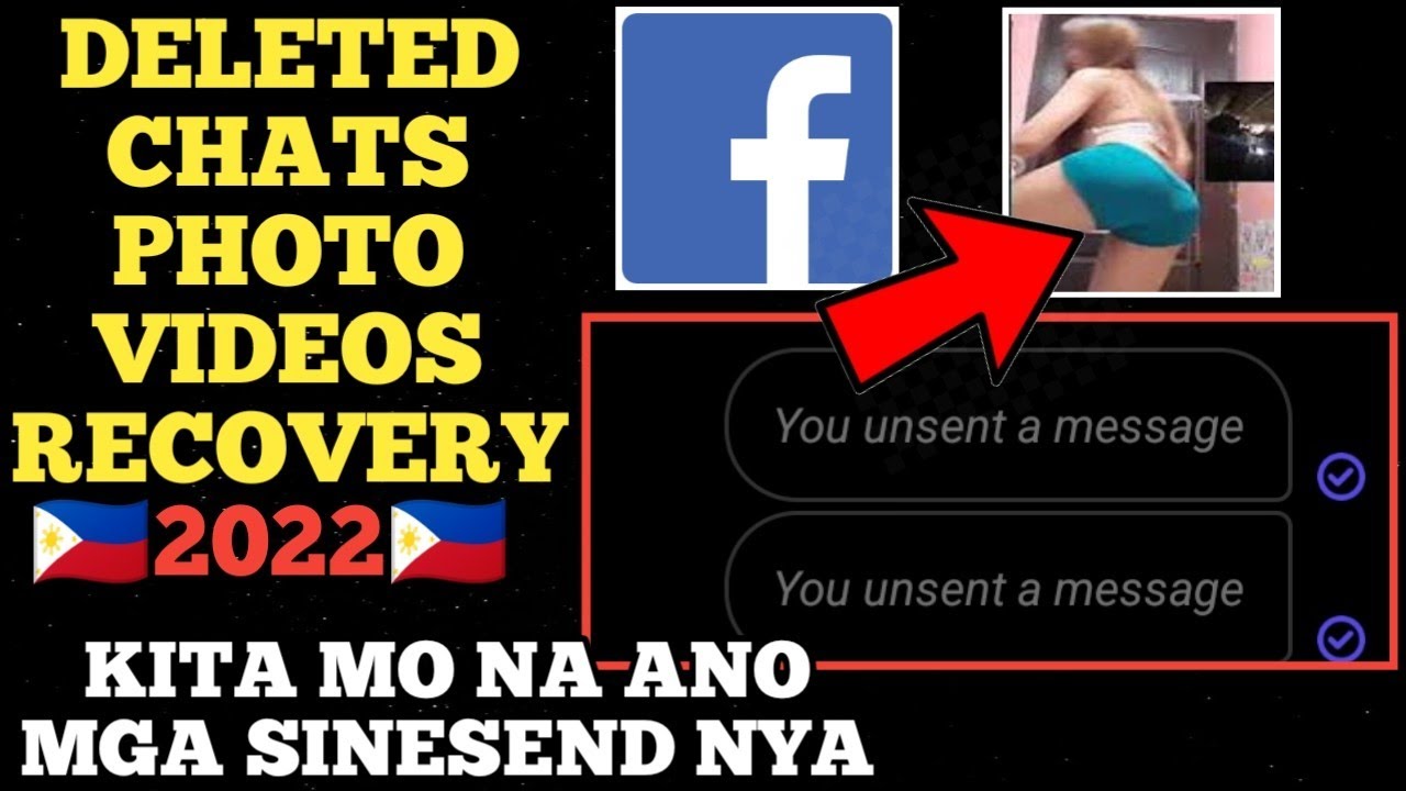 MAHUHULI MO NA SYA DAHIL SA VIDEO NA TO | HOW TO RECOVER DELETED CHATS PICTURES AND VIDEOS MESSENGER