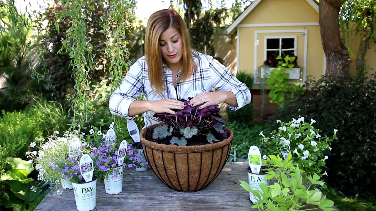 How to Plant a Hanging Basket for Summer Shade | Proven Winners® Guide