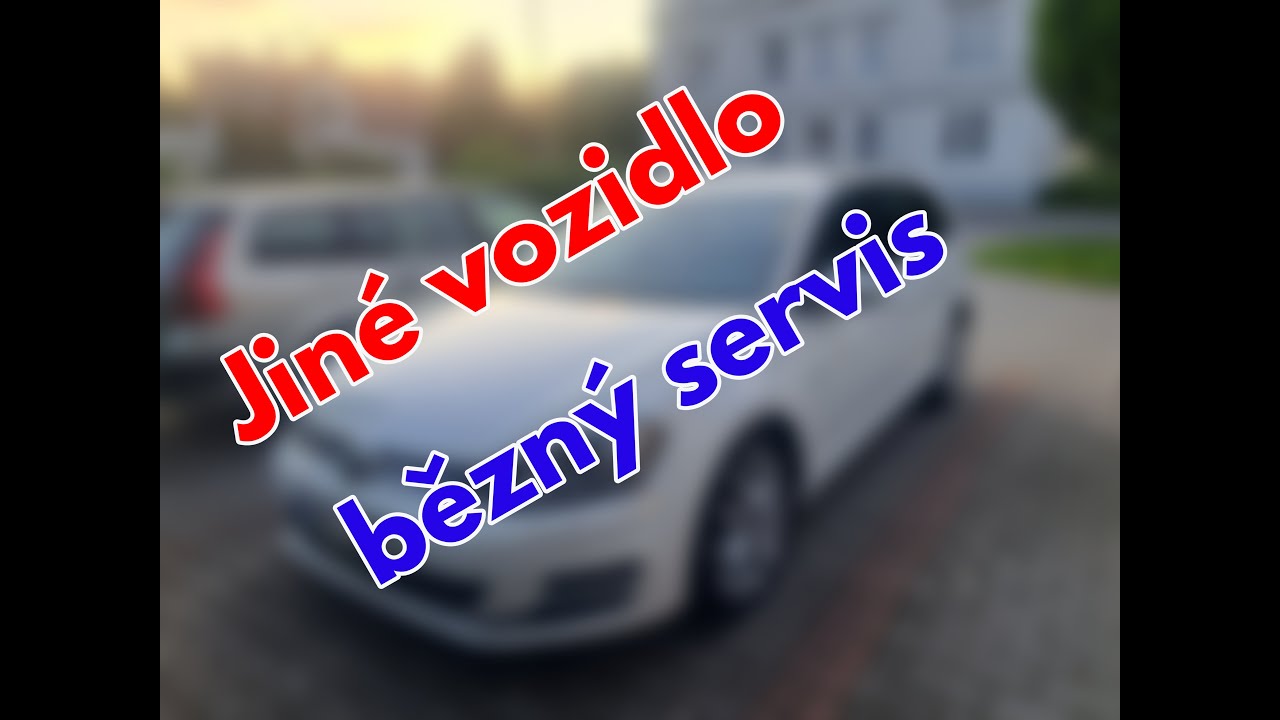 VW Golf 7 2.0 tdi 110kw - bežný servis