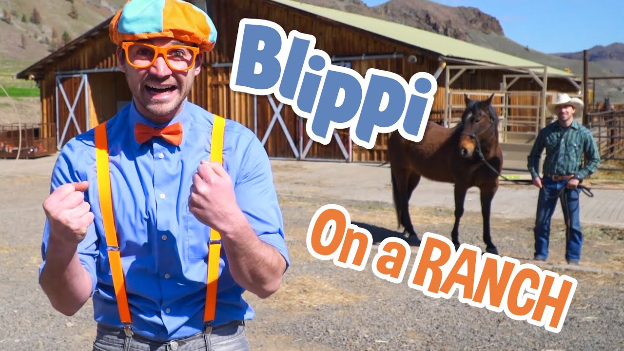 Blippi Visits a Ranch | Explore with BLIPPI!!! | Educational Videos for Toddlers