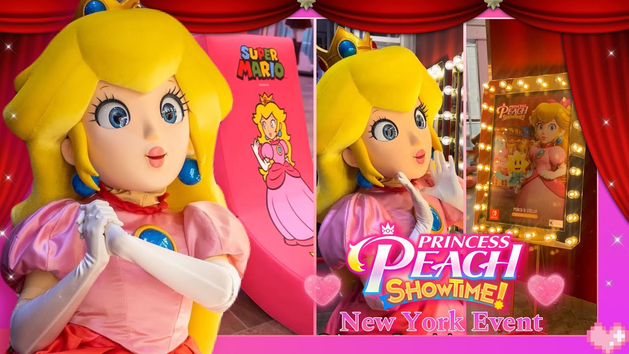 💗 Princess Peach Showtime! Nintendo New York Store Launch￼Event 💗
