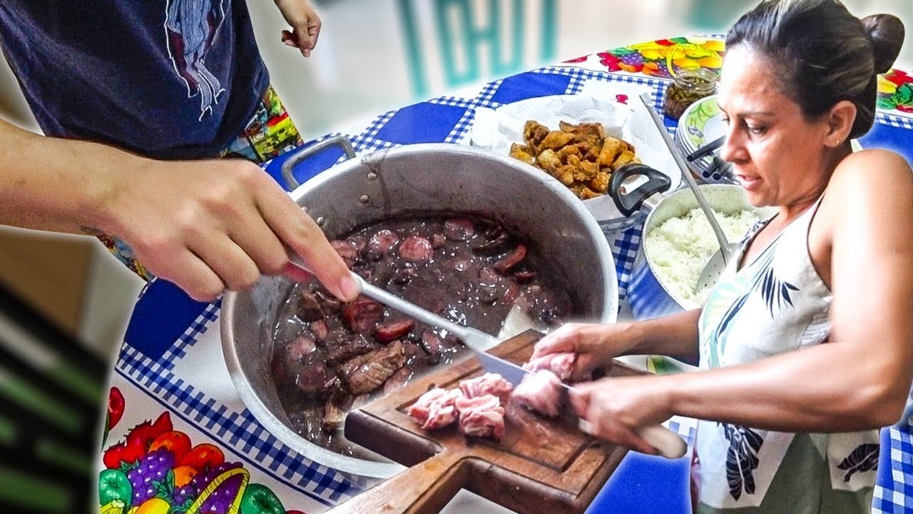 FEIJOADA DA MINHA SOGRA, ELA ARRASOU😋!