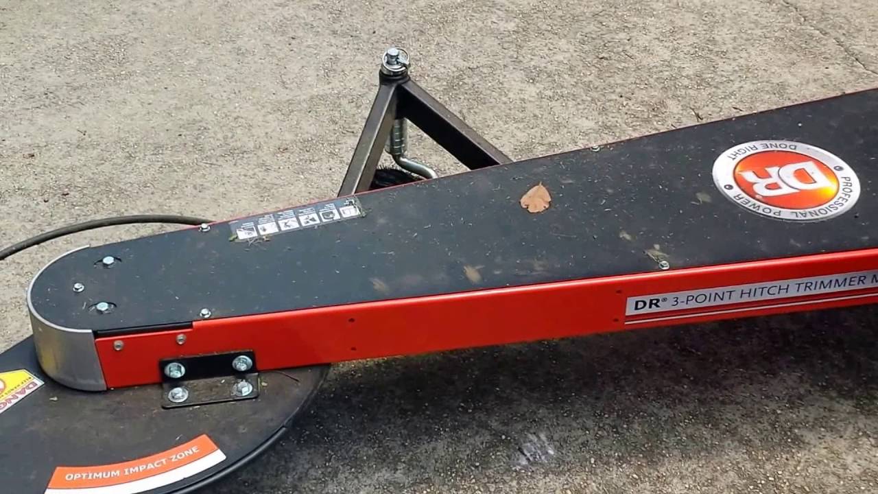 DR 3 pt Trimmer Mower Review on BX25D