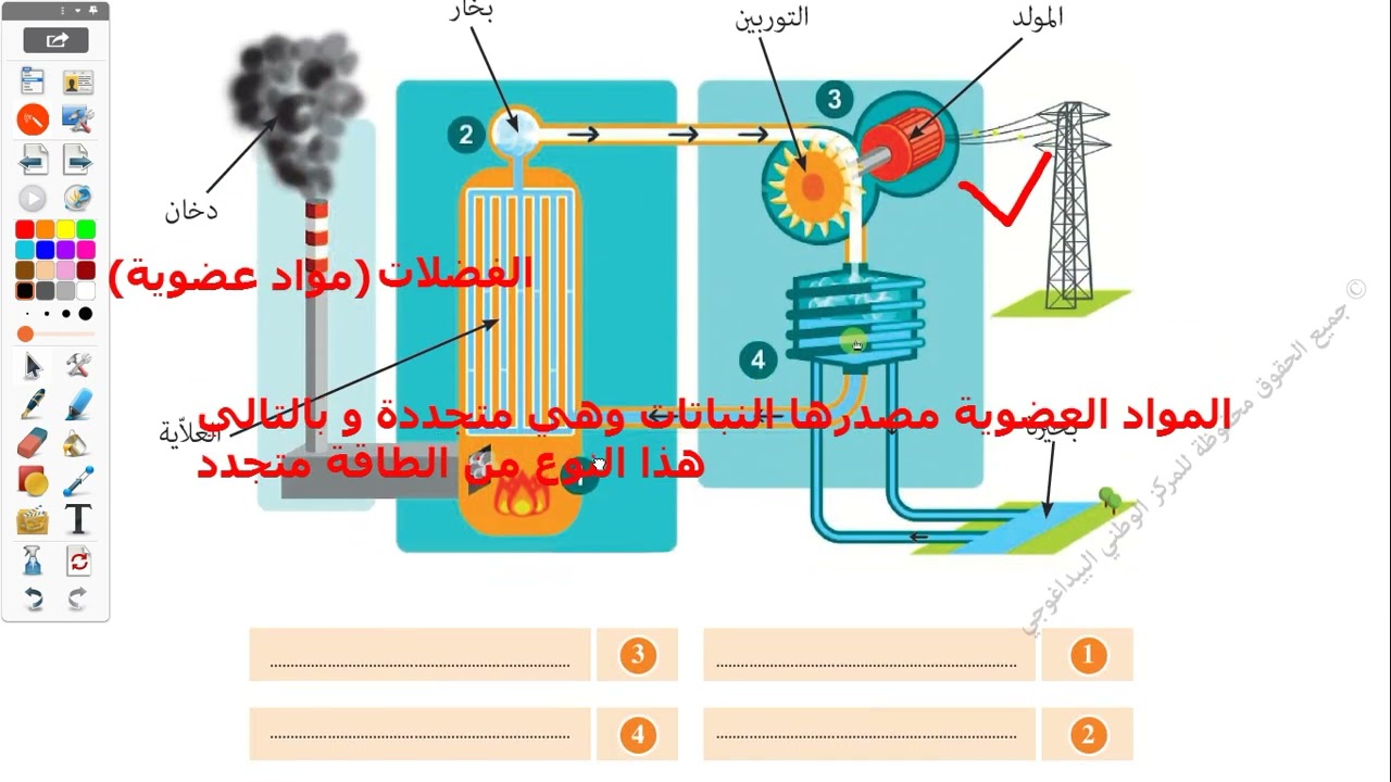 درس الطاقة المستعملة | 7 أساسي | اصلاح النشاط 5