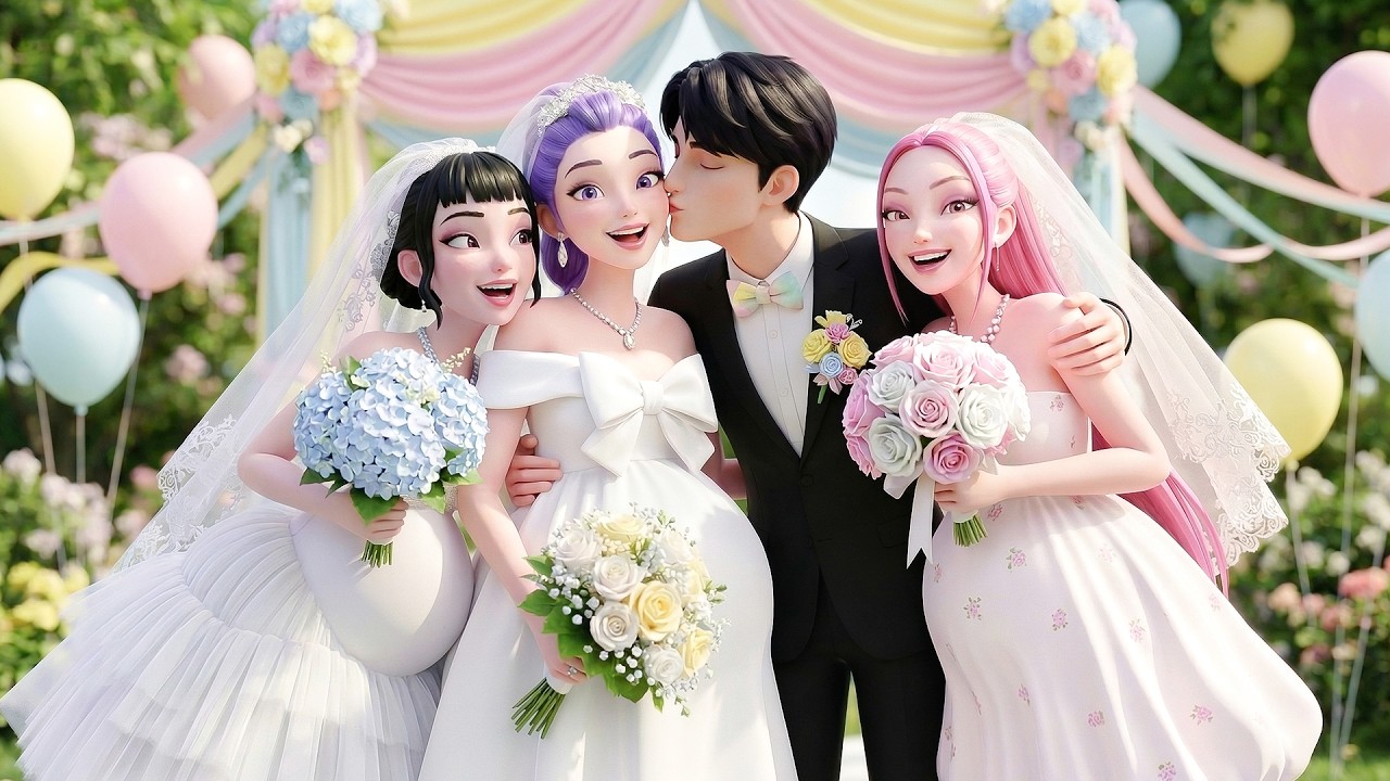 Kpop Music Demon Hunters Songs: ALL OR NOTHING (MV) | Pregnant WEDDING Version 👰💐