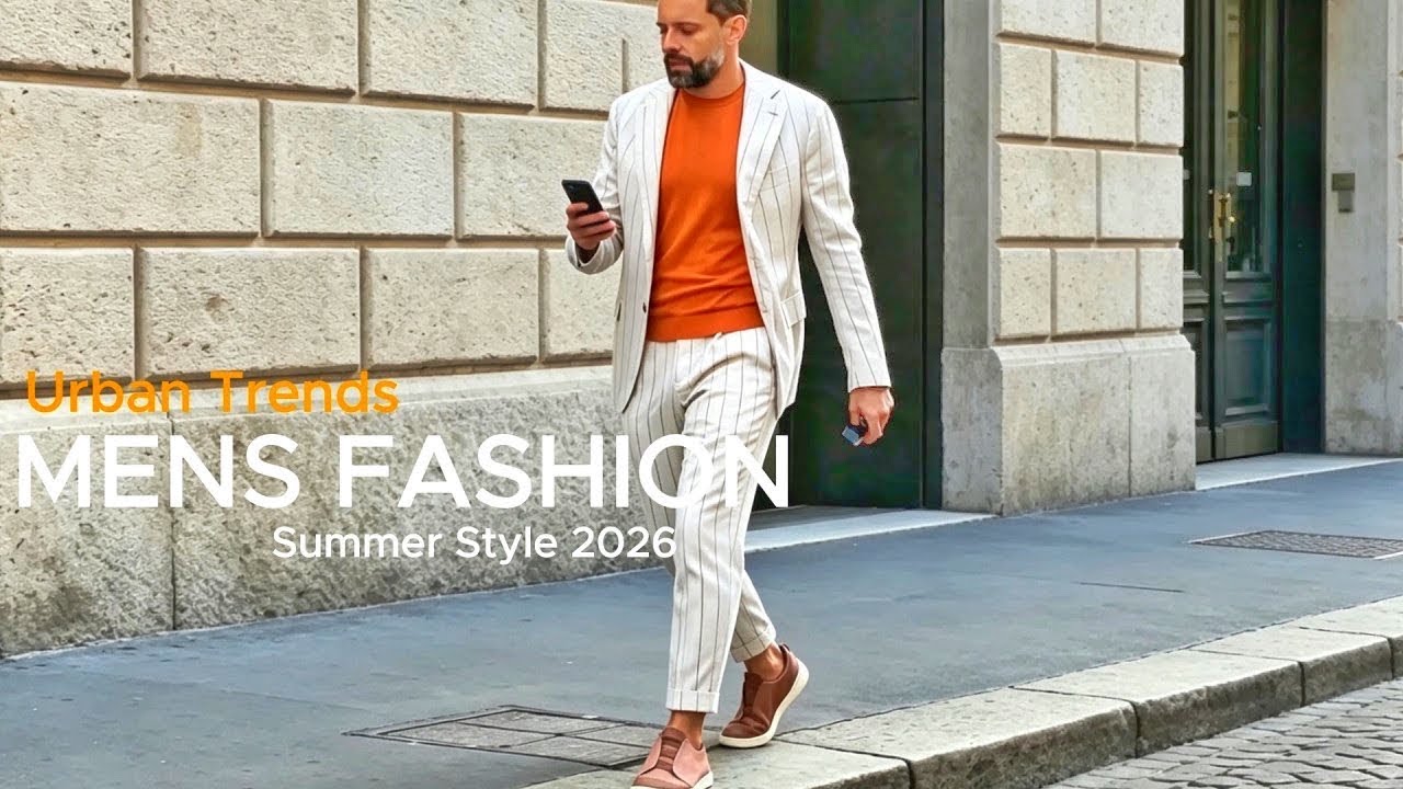 ITALIAN MEN&rsquo;S Elegant and CASUAL Looks in September FASHION 2026  Luxury Style & Milan Street Trends
