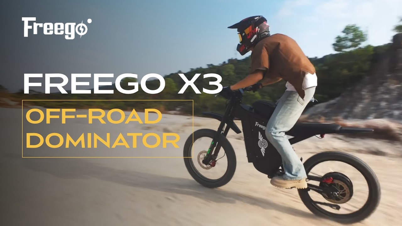 King of the road, master of trails 👑⚡ 8000W peak power🚀 56 MPH top speed📍110 mi range. #ebike #x3