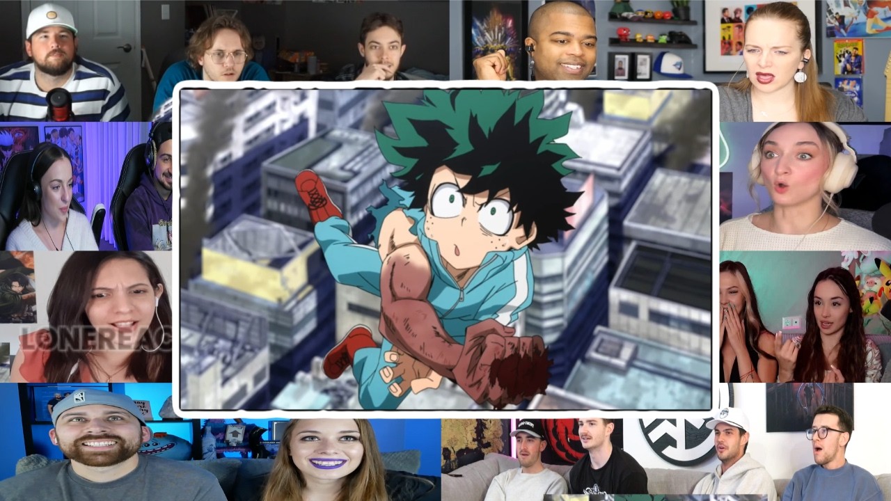 Deku One-Shots the Zero Points Scene - My Hero Academia S1 Ep4 | Reaction Mashup
