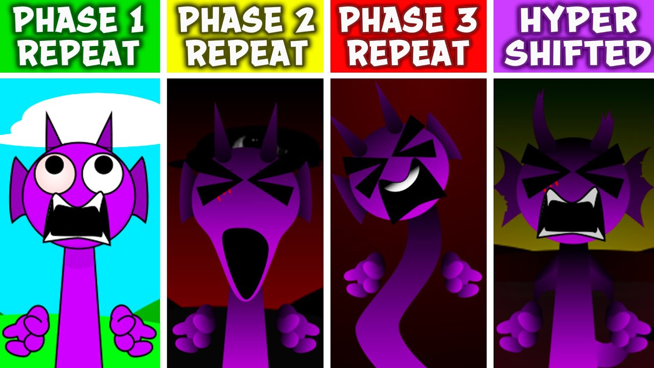 Sprunki PHASE 1, PHASE 2, PHASE 3 But Everyone Is REPEAT After HYPER SHIFTED PHASE 3