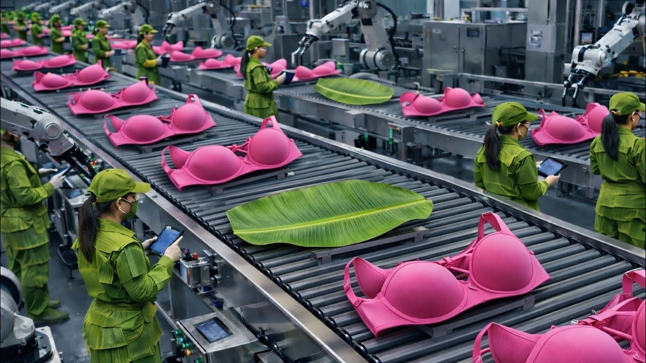Inside the World's Largest Banana Leaf and Bra Factory 