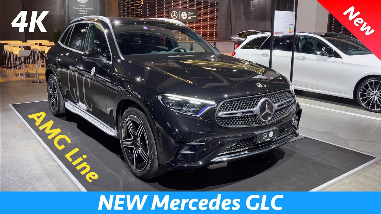 Mercedes GLC AMG Line 2023 — ПЕРВЫЙ взгляд в 4K (экстерьер — интерьер) *Визуальный обзор*