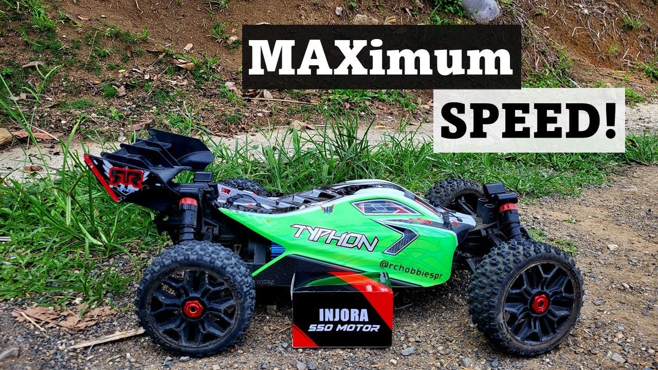 Is the Typhon Mega Fast Enough? || Injora 550 Brushed Motor Swap Speed Test