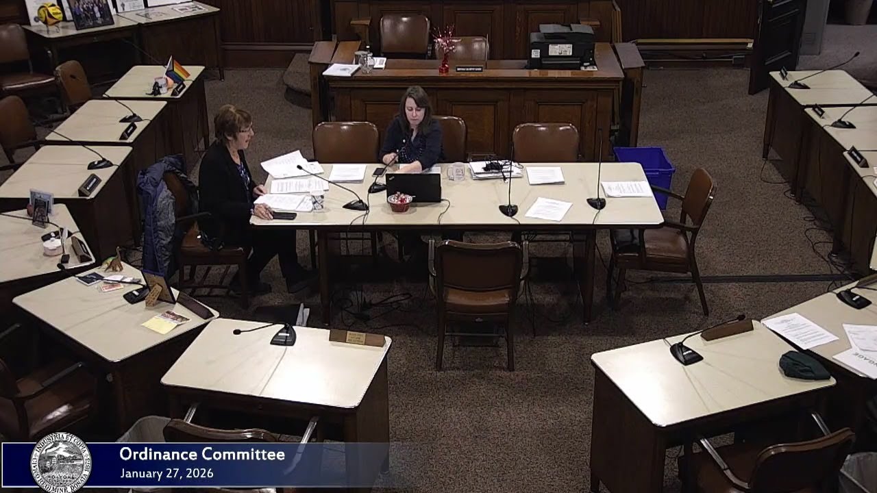 Ordinance Committee 1/27/2026
