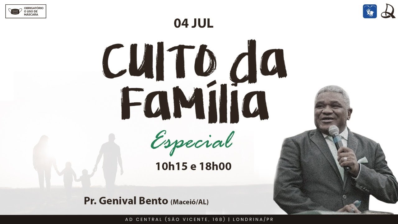 CANTANDO EM MEIOS ÀS LÁGRIMAS | Pr Genival Bento | Domingo (noite) | 04/07/2021