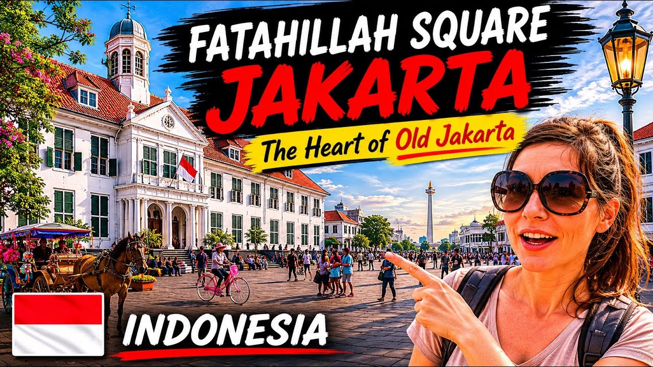 Walking around FATAHILLAH SQUARE / BATAVIA SQUARE, Jakarta