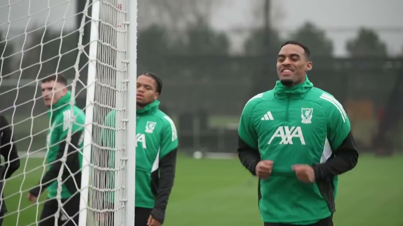 Arne Slot leads Liverpool training ahead of Galatasaray UCL first leg