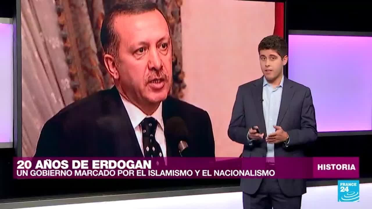 Recep Tayyip Erdogan, 20 años de poder marcados por un creciente autoritarismo