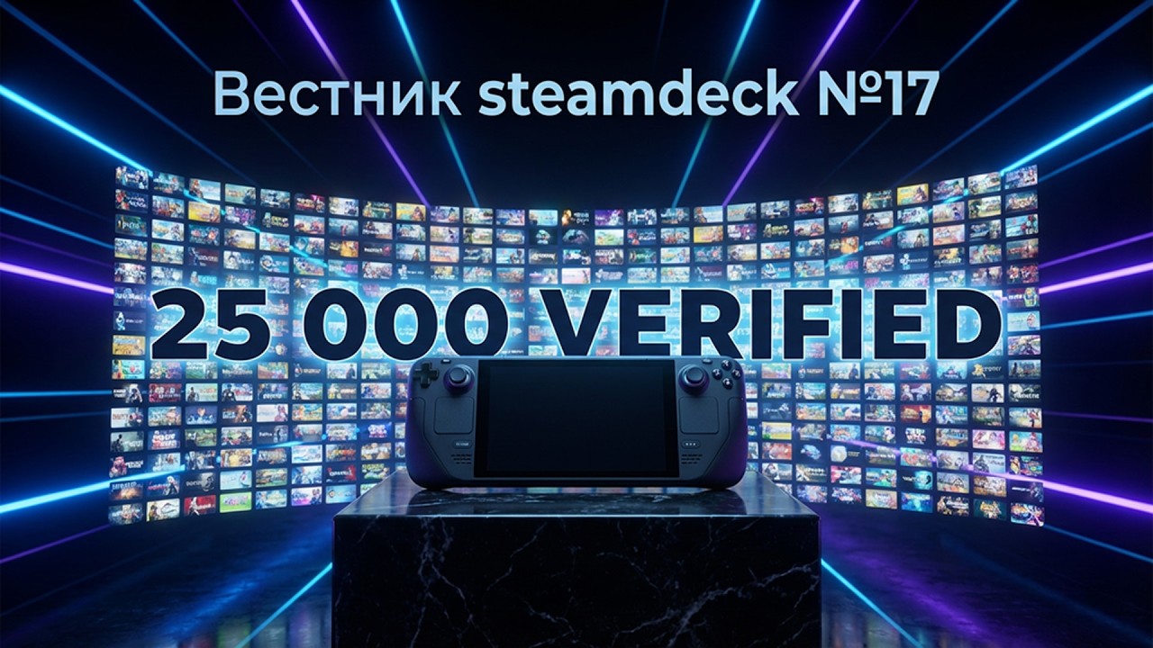 Вестник SteamDeck №17— 25 000 проверенных игр, крупные апдейты Deck и будущее Linux-гейминга